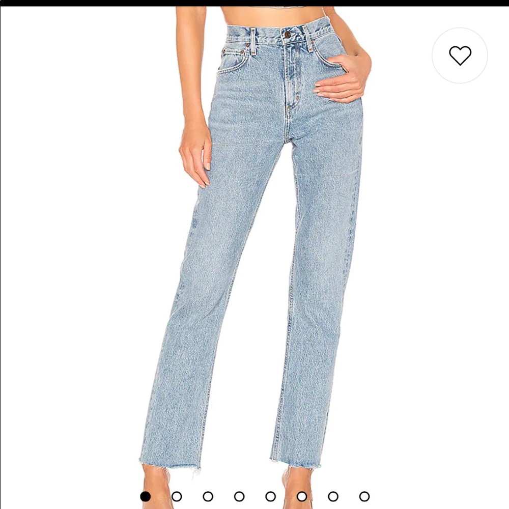 Agolde Cherie high rise straight jeans 26